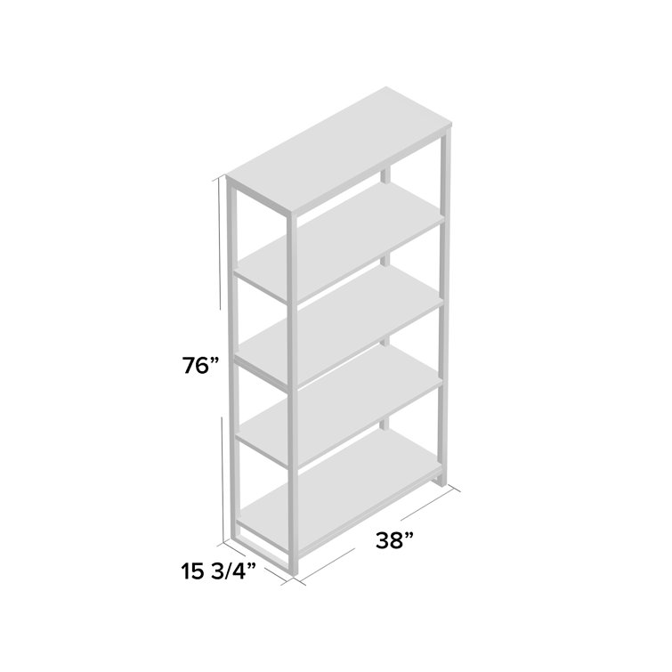 Poynor outlet etagere bookcase